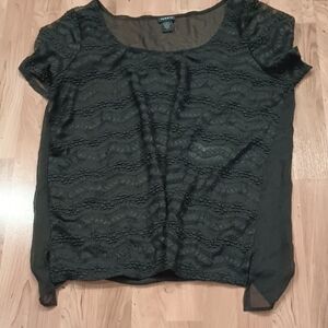 Black Lace Top by Torrid